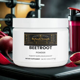 Beetroot Powder dietary supplement for healthy blood pressure, gym fitness, and recovery support
