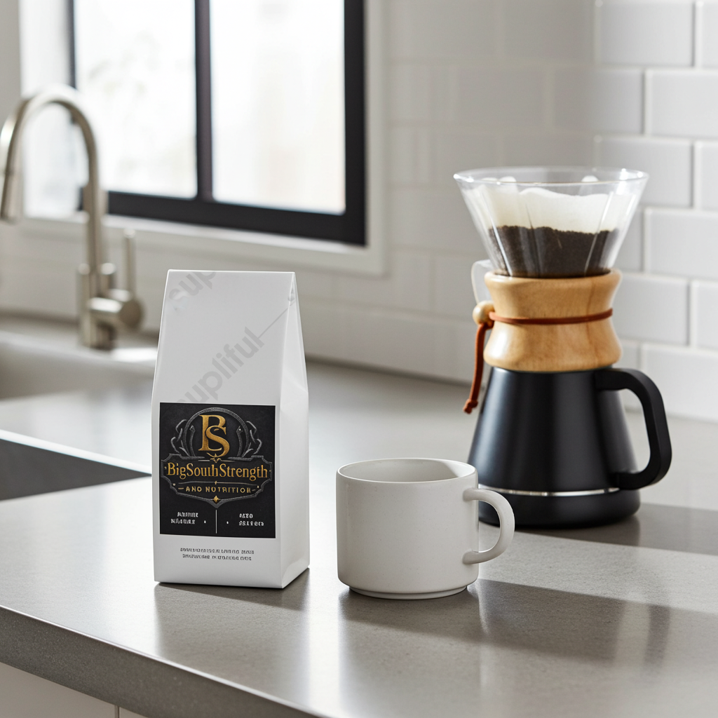 BigSouthStrength Mushroom Coffee – Medium Roast – Energy & Focus
