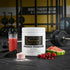 Energy Powder Fruit Punch supplement with watermelon and berries, ideal for gym workouts and performance fuel.